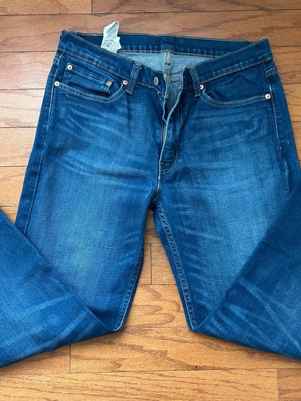 Levi's Dark Blue Straight Leg Jeans